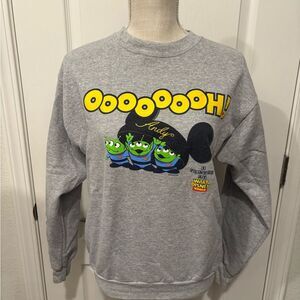 Walt Disney World Pixar Toy Story Gray Sweatshirt with Aliens